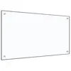 Image de vidaXL Dosseret de cuisine Transparent 90x50 cm Verre trempé249473