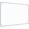 Image de vidaXL Dosseret de cuisine Transparent 90x60 cm Verre trempé249474