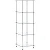 Image de vidaXL Étagère À 5 Niveaux Transparent 40x40x130 Cm Verre Trempé - Vidaxl