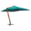 Image de vidaXL Parasol flottant Melia 300 x 400 cm Vert