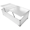 Image de vidaXL vidaXL Serre froide à 2 couvercles 110x55x41 cm