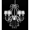 Image de vidaXL Chandelier avec 2300 cristaux Blanc