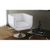 Image de vidaXL Vidaxl Tabouret De Bar Blanc Similicuir