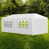 Image de vidaXL Tente de réception 3 x 6 m Blanc
