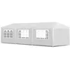 Image de vidaXL Tonnelle De Jardin/ Pavillon De Jardin/Tente De Réception Chapiteau Blanc 3x9m