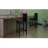 Image de vidaXL Tabourets de bar lot de 6 noir similicuir160716