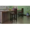 Image de vidaXL Tabourets de bar lot de 6 marron foncé similicuir160718