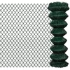 Image de vidaXL Vidaxl Clôture À Mailles Losangées Acier 1,25x15 M Vert