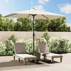 Image de vidaXL Parasol 200 x 300 cm Blanc sable Rectangulaire