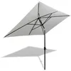Image de vidaXL Vidaxl Parasol 200 X 300 Cm Blanc Sable Rectangulaire