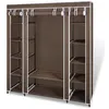 Image de vidaXL Armoire avec compartiments et tiges 45 x 150 x 176 cm Marron 240496