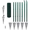 Image de vidaXL Grillage 10 x 1,0 m avec les accessoires
