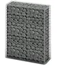 Image de vidaXL Panier De Gabion Avec Couvercle Fil Galvanisé 100 X 80 X 30 Cm