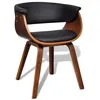 Image de vidaXL Chaise à manger bois courbé et similicuir241058
