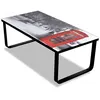 Image de vidaXL Table basse avec impression de cabine téléphonique Dessus verre 241176