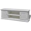 Image de vidaXL Vidaxl Meuble Tv Blanc Bois