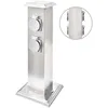 Image de vidaXL Pilier de prise de jardin Acier inoxydable