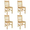 Image de vidaXL Chaises à manger lot de 4 bois de pin241515