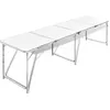 Image de Table pliante de camping en aluminium avec hauteur ajustable