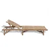 Image de vidaXL Vidaxl Chaise Longue Bambou