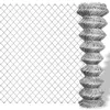 Image de vidaXL Clôture à mailles losangées Acier galvanisé 15x0,8 m Argenté141485