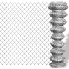 Image de vidaXL Clôture à mailles losangées Acier galvanisé 15x1,25 m Argenté141487