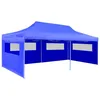 Image de vidaXL Vidaxl Tente De Réception Pliable Bleue 3 X 6 M