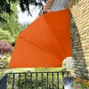 Image de vidaXL Auvent latéral pliable de balcon Terre cuite 210 x 210 cm