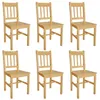 Image de vidaXL Chaises à manger lot de 6 pinède271498