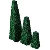 Image de vidaXL Lot De 3 Topiaires Pyramidales En Buis Artificiel