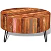 Image de vidaXL Table basse ronde Bois massif de récupération 241626