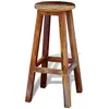 Image de vidaXL Vidaxl Tabouret De Bar Bois De Récupération Massif