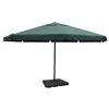 Image de vidaXL Parasol de jardin avec base portable aluminium vert