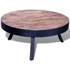 Image de Table Basse Ronde Bois De Teck RecyclÃ©