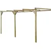 Image de vidaXL Pergola à appentis 2 x 4 x 2,2 m Bois41710