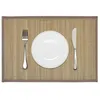 Image de vidaXL Napperons 6 pcs Bambou 30 x 45 cm Marron242108