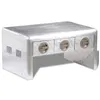 Image de vidaXL Table basse 3 tiroirs vintage Style d'aviation 242119