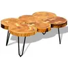 Image de vidaXL Table basse 35 cm 6 troncs Bois242443