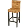 Image de vidaXL Tabourets de bar lot de 2 Abaca