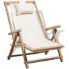 Image de vidaXL Chaise de terrasse d'extérieur Bambou41893