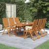 Image de vidaXL Ensemble à manger d'extérieur 7 pcs Bois d'acacia solide41814