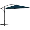 Image de vidaXL Parasol en porte-à-faux 3 m Bleu