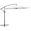 Image de vidaXL Parasol de jardin en porte-à-faux 3 m blanc sable