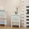 Image de vidaXL Armoire de rangement en style français 3 tiroirs Bois 242876
