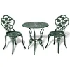 Image de vidaXL Vidaxl Jeu De Bistro 3 Pcs Aluminium Coulé Vert