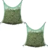 Image de vidaXL Filet à foin 2 pcs Carré 0,9 x 1,5 m PP