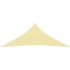 Image de vidaXL Parasol En Pehd Triangulaire 3,6x3,6x3,6 M Beige