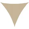 Image de vidaXL Voile de parasol tissu oxford triangulaire 5x5x5 m beige 42296