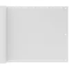 Image de Vidaxl Ãcran De Balcon En Pehd 75x400 Cm Blanc