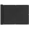 Image de Ãcran De Balcon En Tissu Oxford 75x400 Cm Anthracite Vidaxl Vidaxl